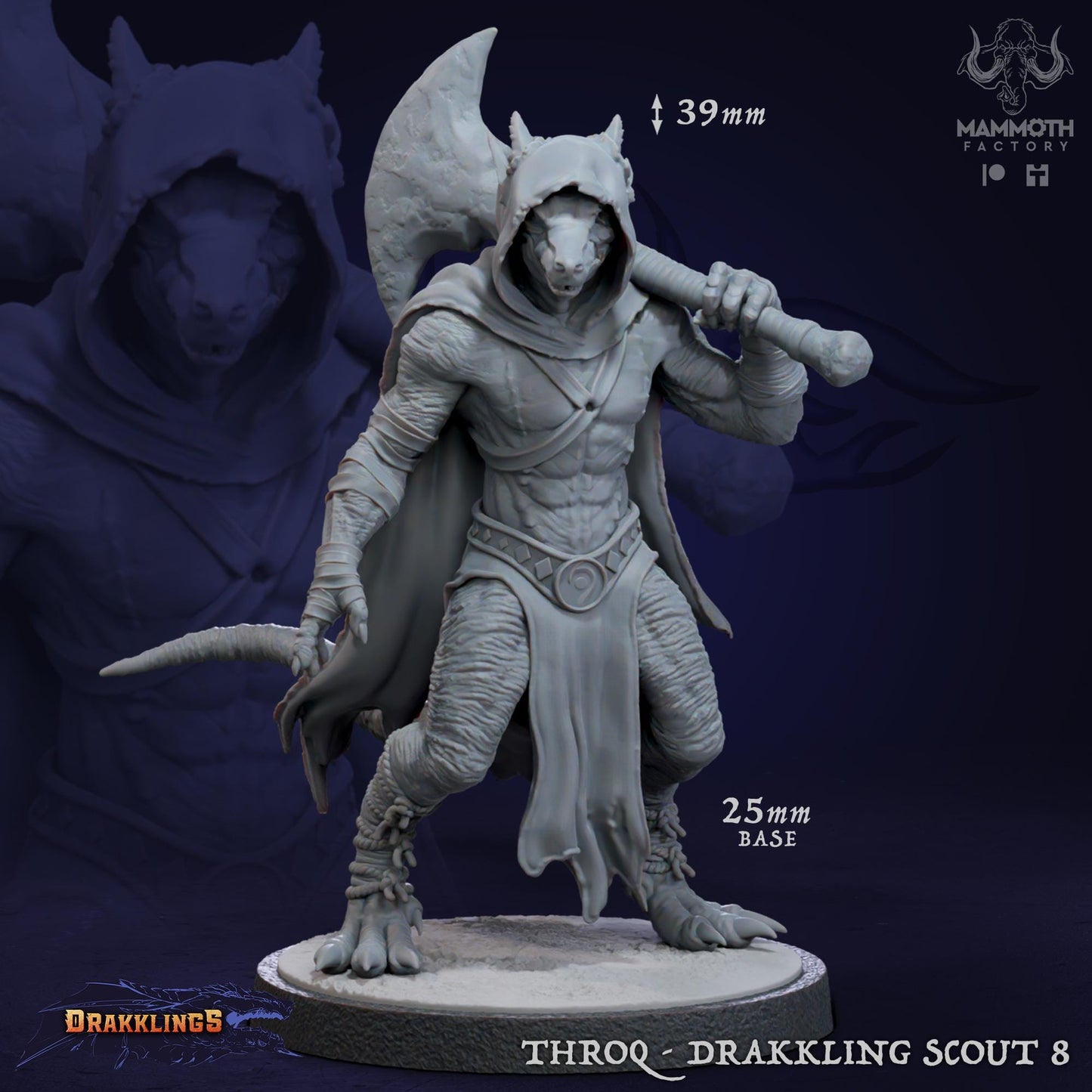 a statue of a demon holding a sword