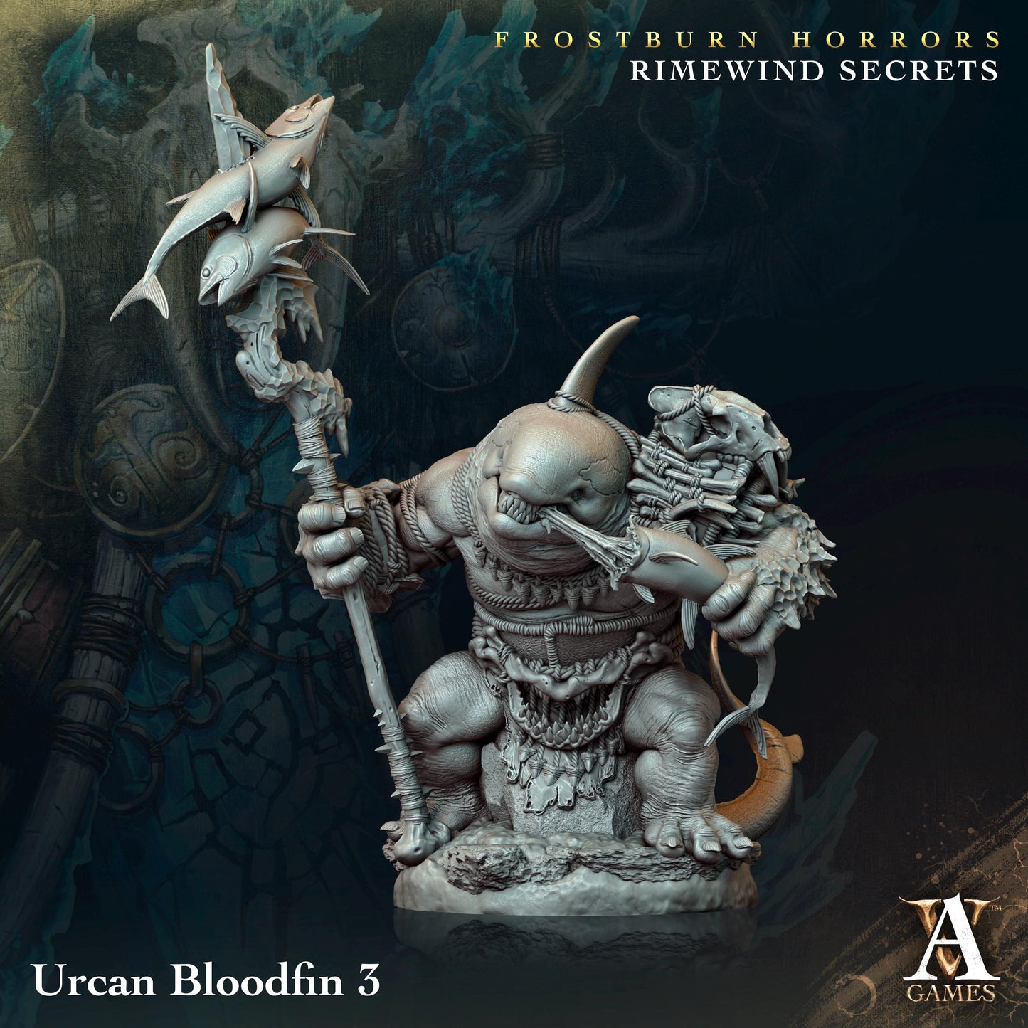 a statue of a demon holding a sword