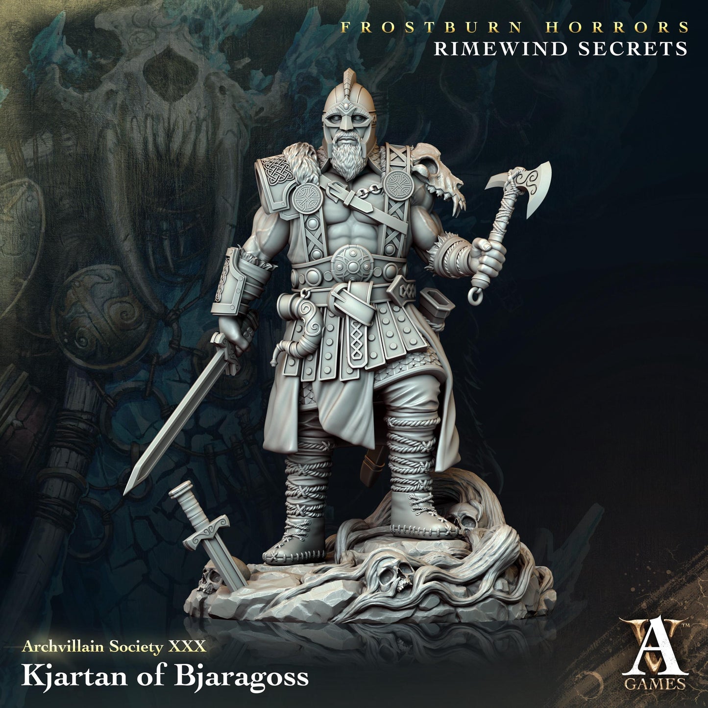 a statue of a knight holding a sword