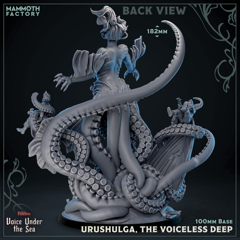 a statue of a woman with an octopus