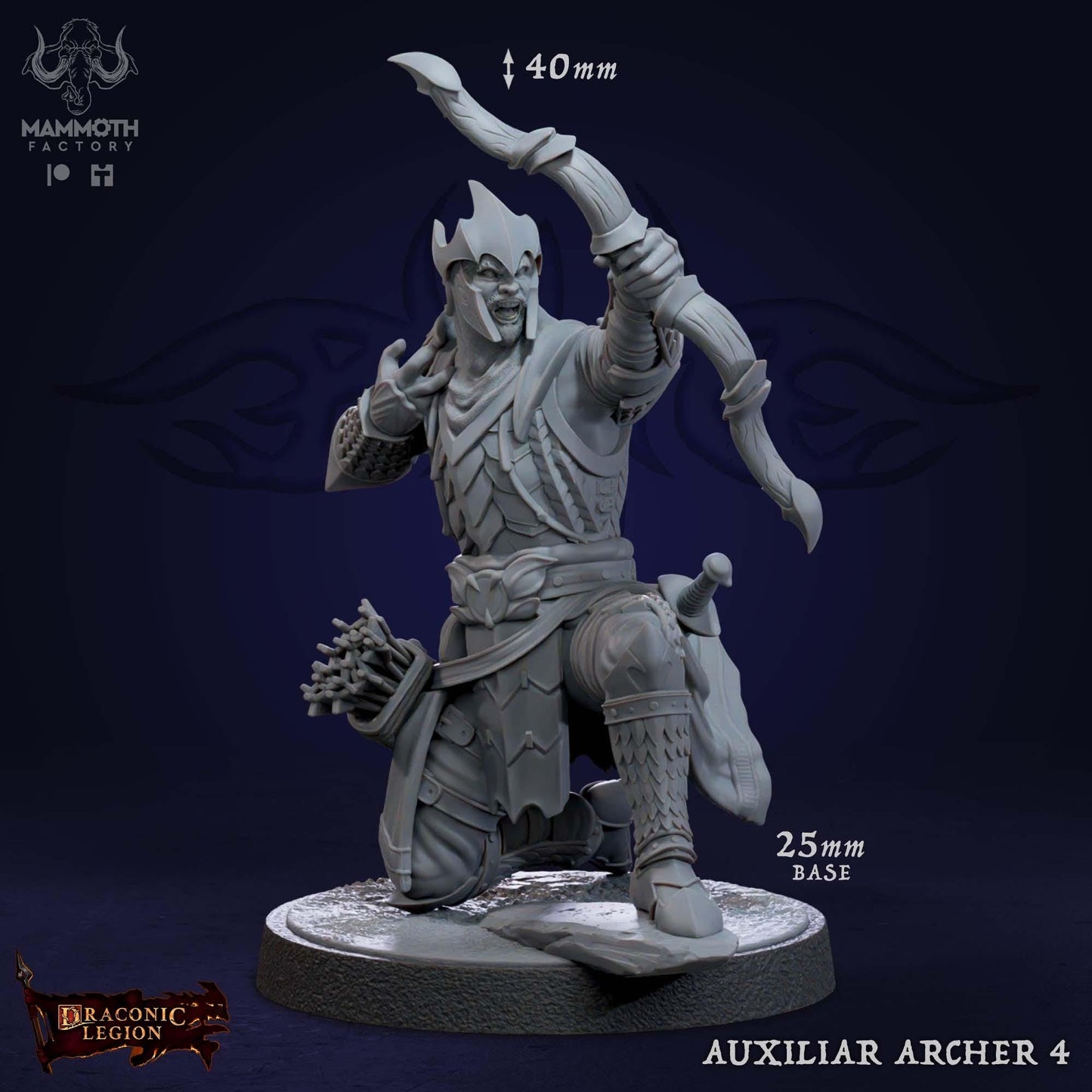 a statue of a man with a sword