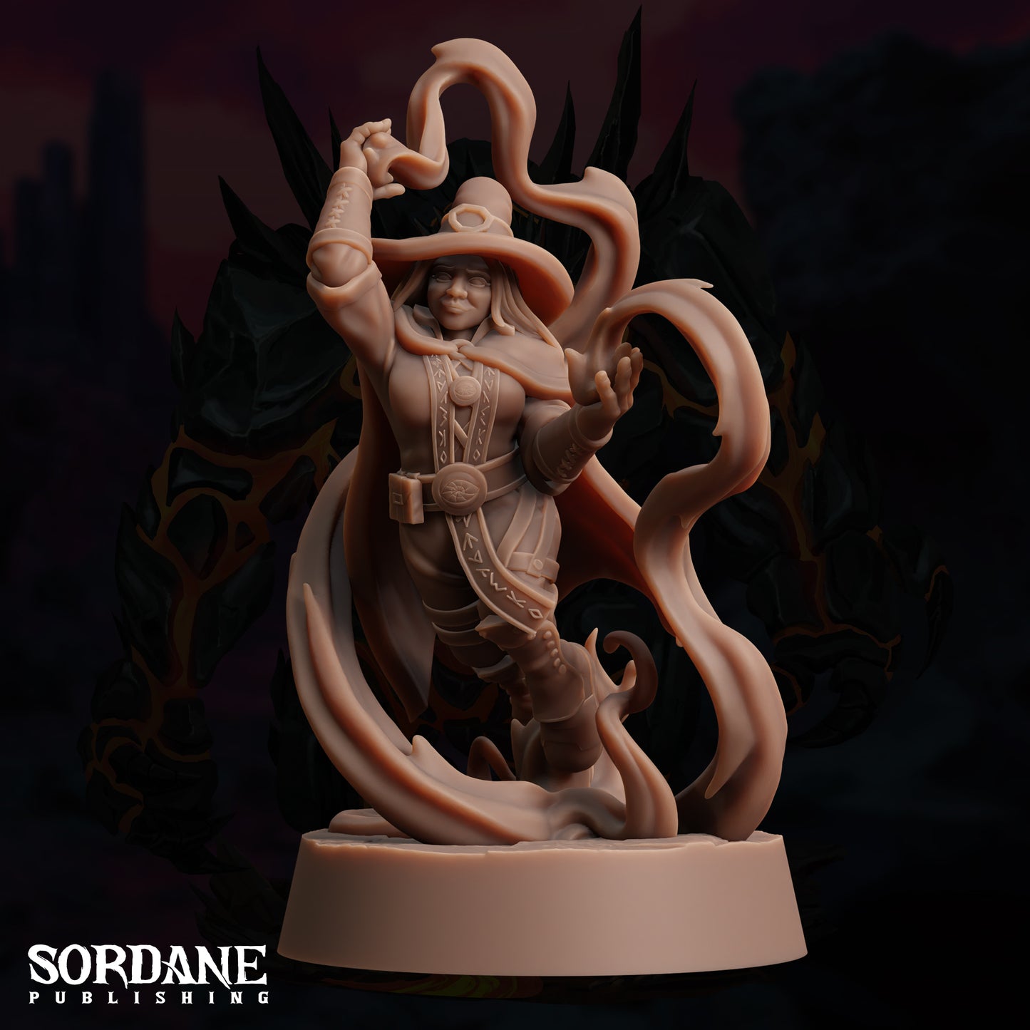 a statue of a woman holding a snake