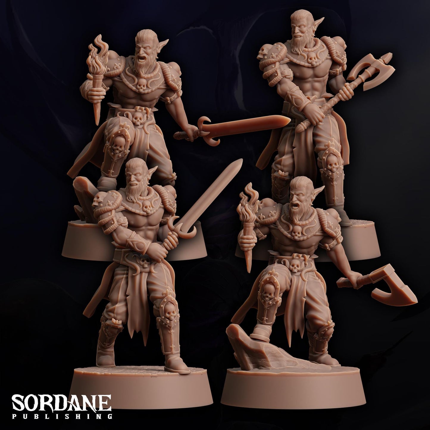 a couple of figurines of some sort