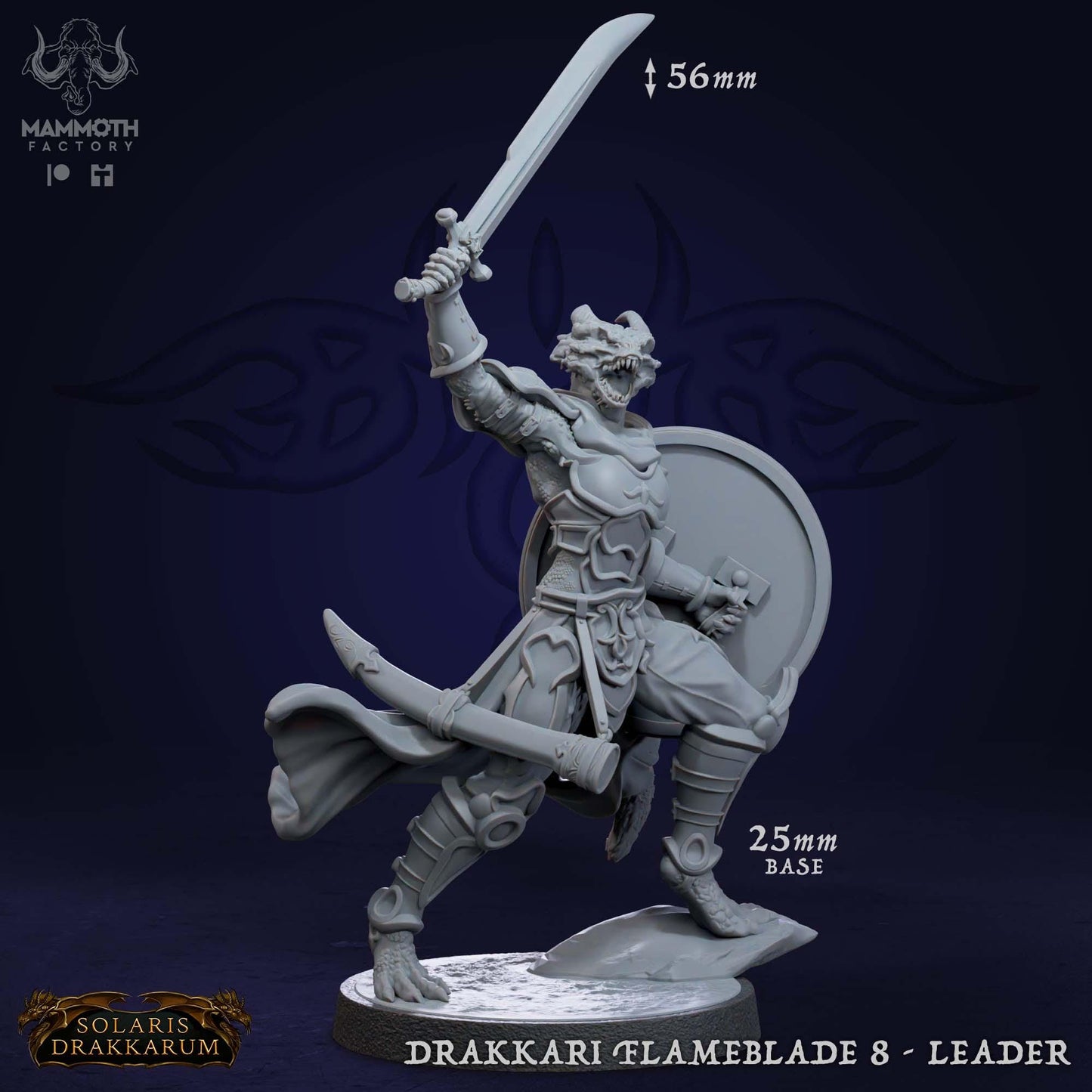 a statue of a knight with a sword and shield