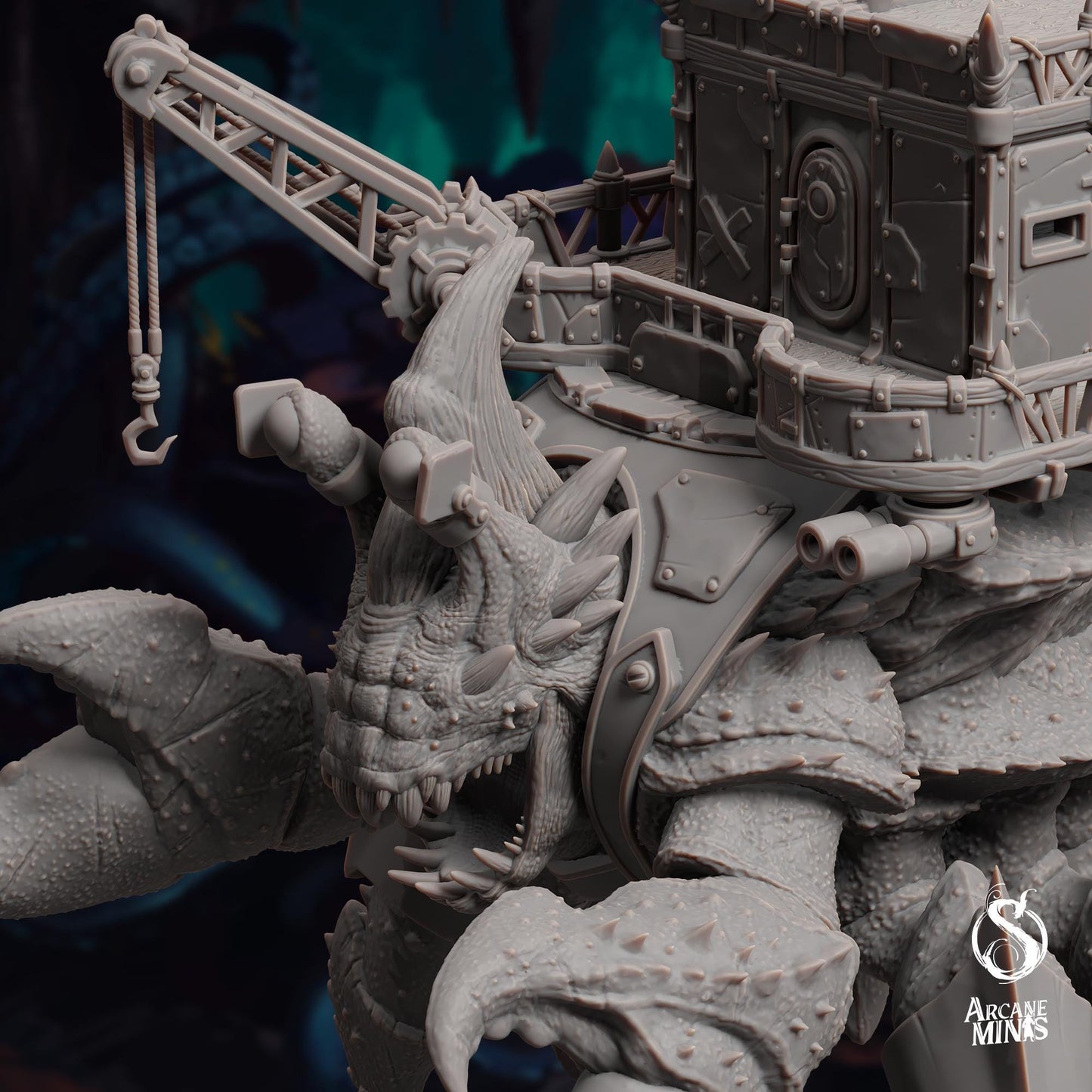 Pinnex Frigate | Massive Creature with Playable Interior and Exterior | DnD | Terrain | TTRPG | Fantasy | RPG | Tabletop | Spelljammer