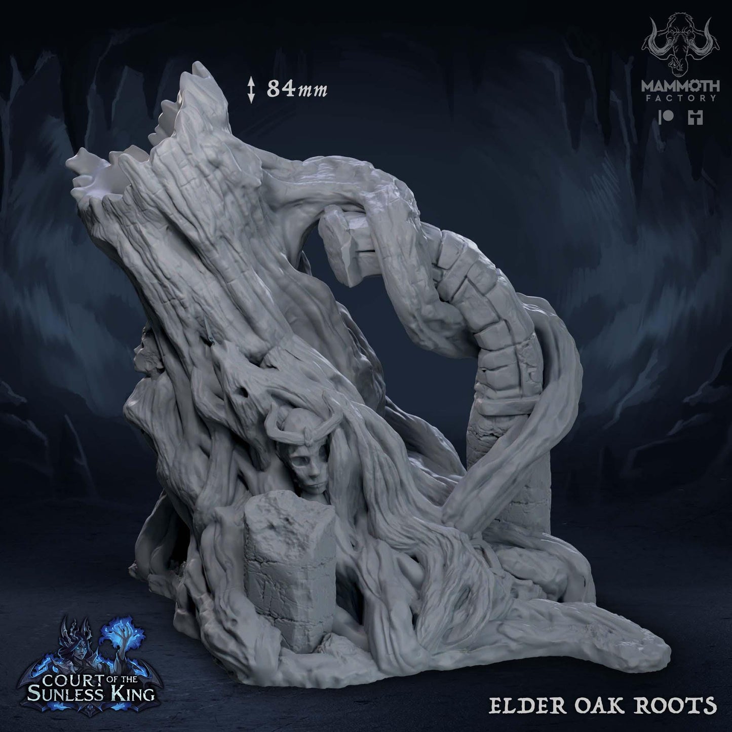 a statue of a woman sitting on top of a tree stump