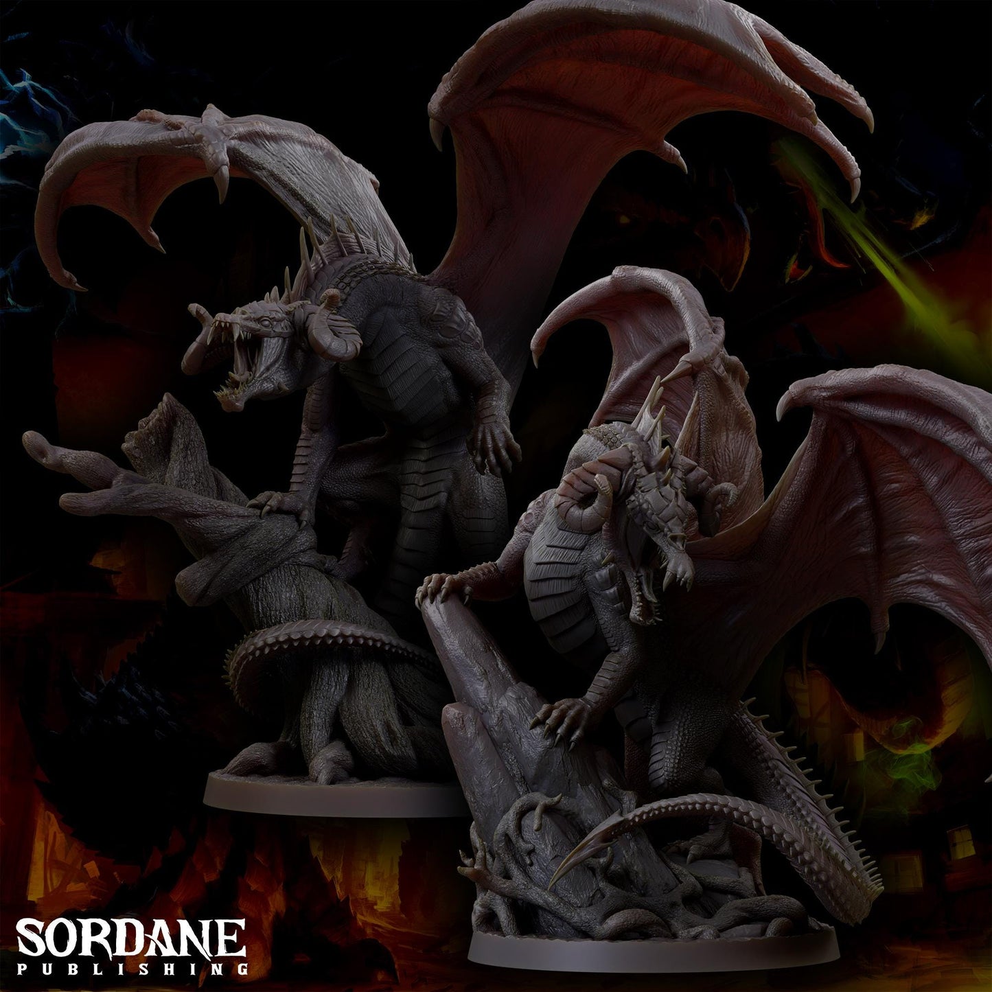 a close up of a statue of a dragon