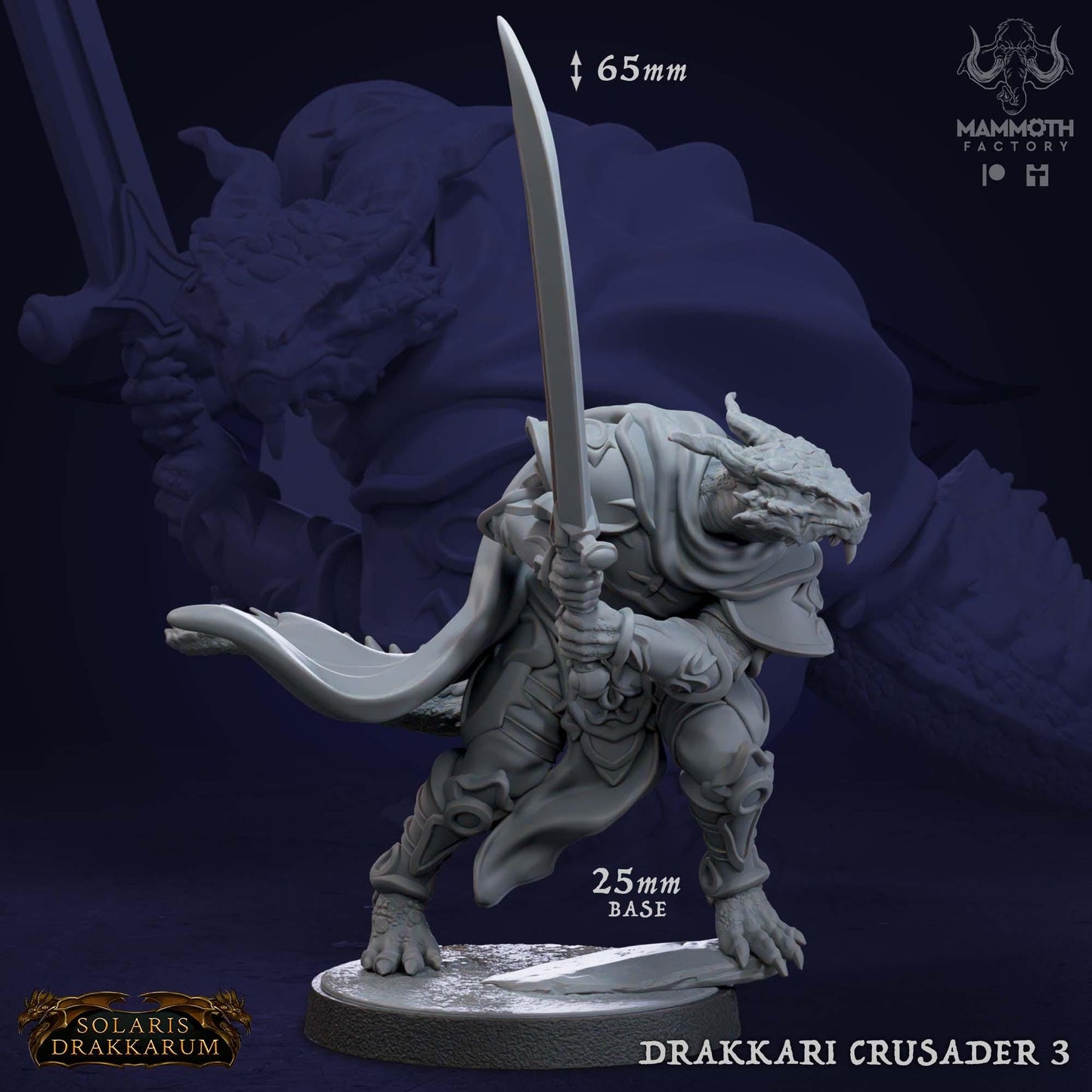 a statue of a dragon with a sword