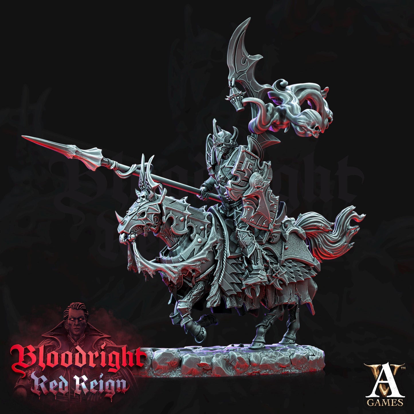 a statue of a knight on a horse with a sword