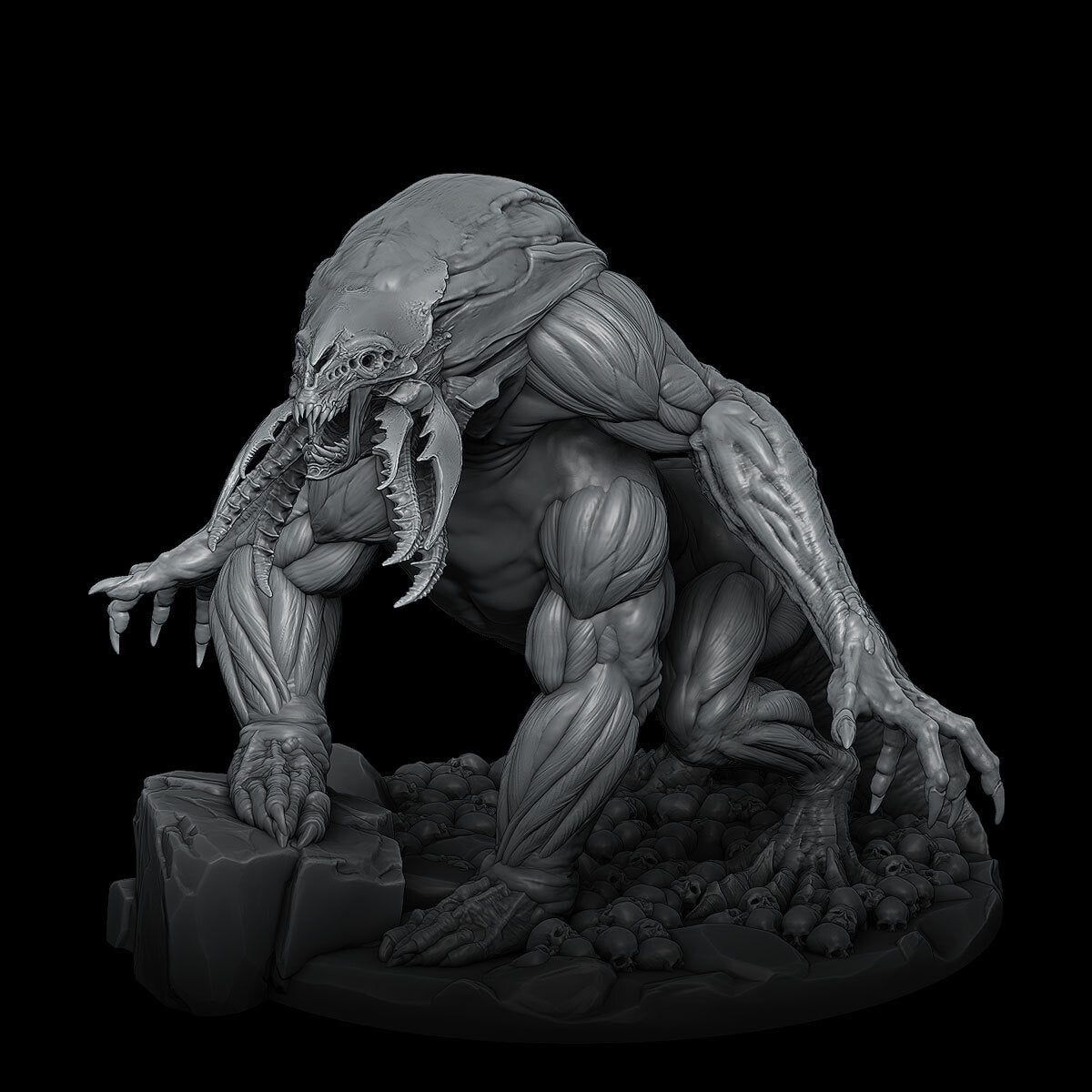 a black and white photo of a creature