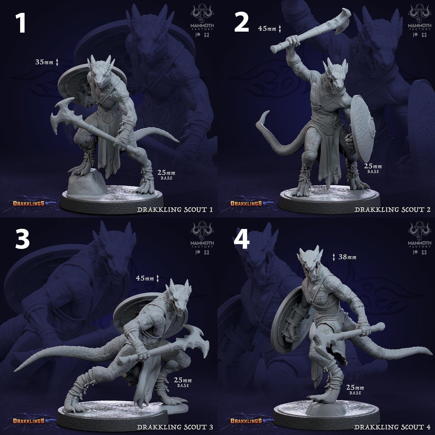 a series of photos showing how to make a statue of a demon