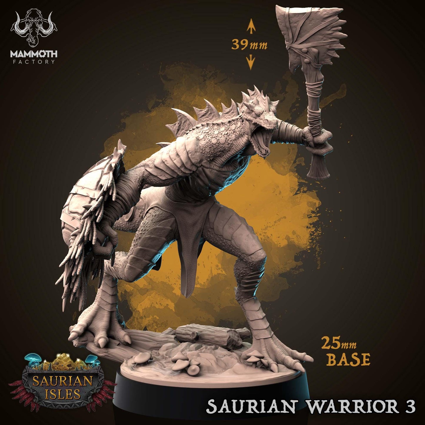 a statue of a creature with a sword