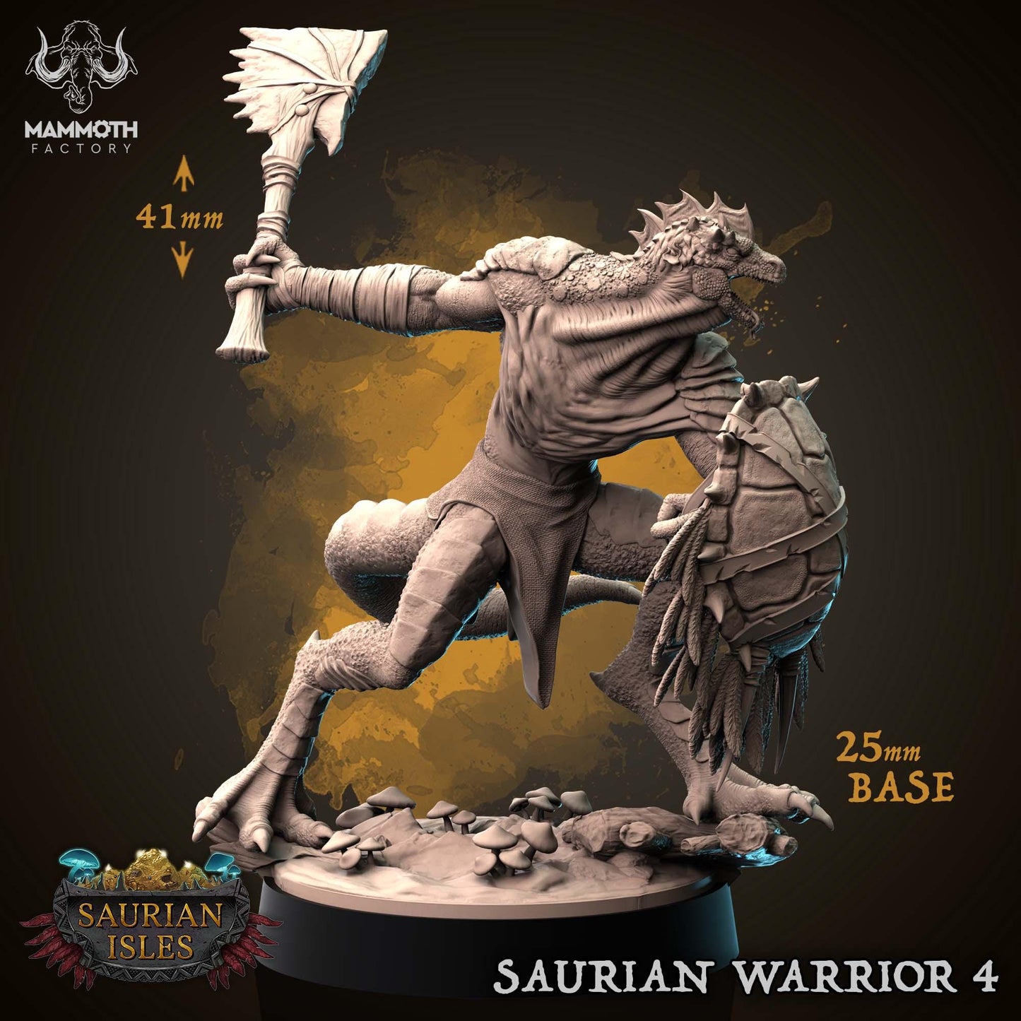 a statue of a warrior holding a sword