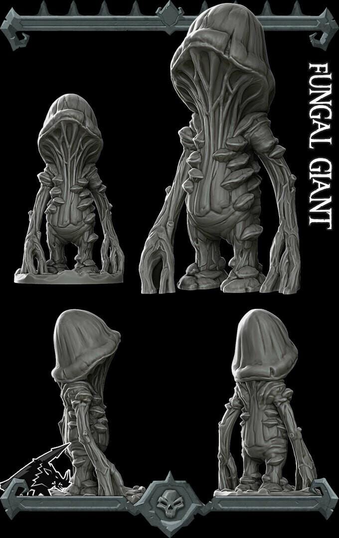 Fungal Giant | Plant Miniature | Rocket Pig Games | Resin | Fantasy | DnD | RPG | TTRPG | Tabletop