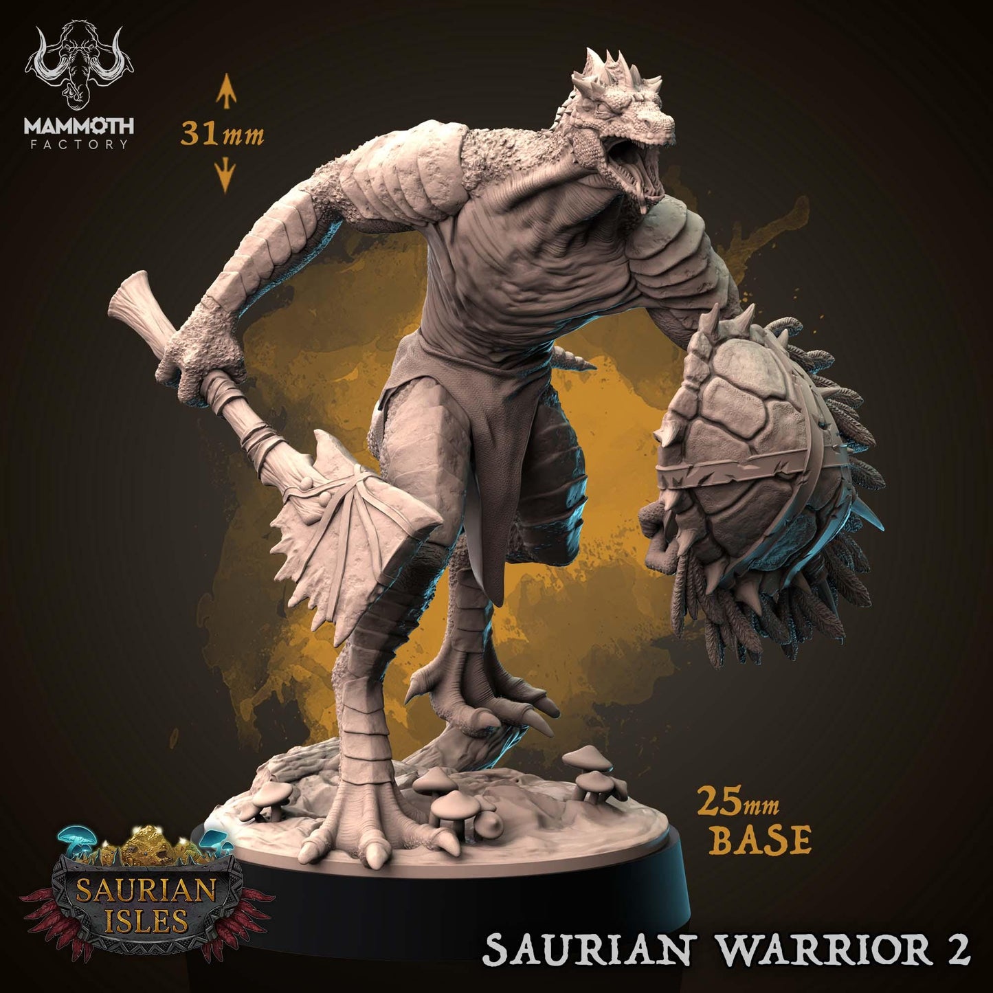 a statue of a creature holding a baseball bat