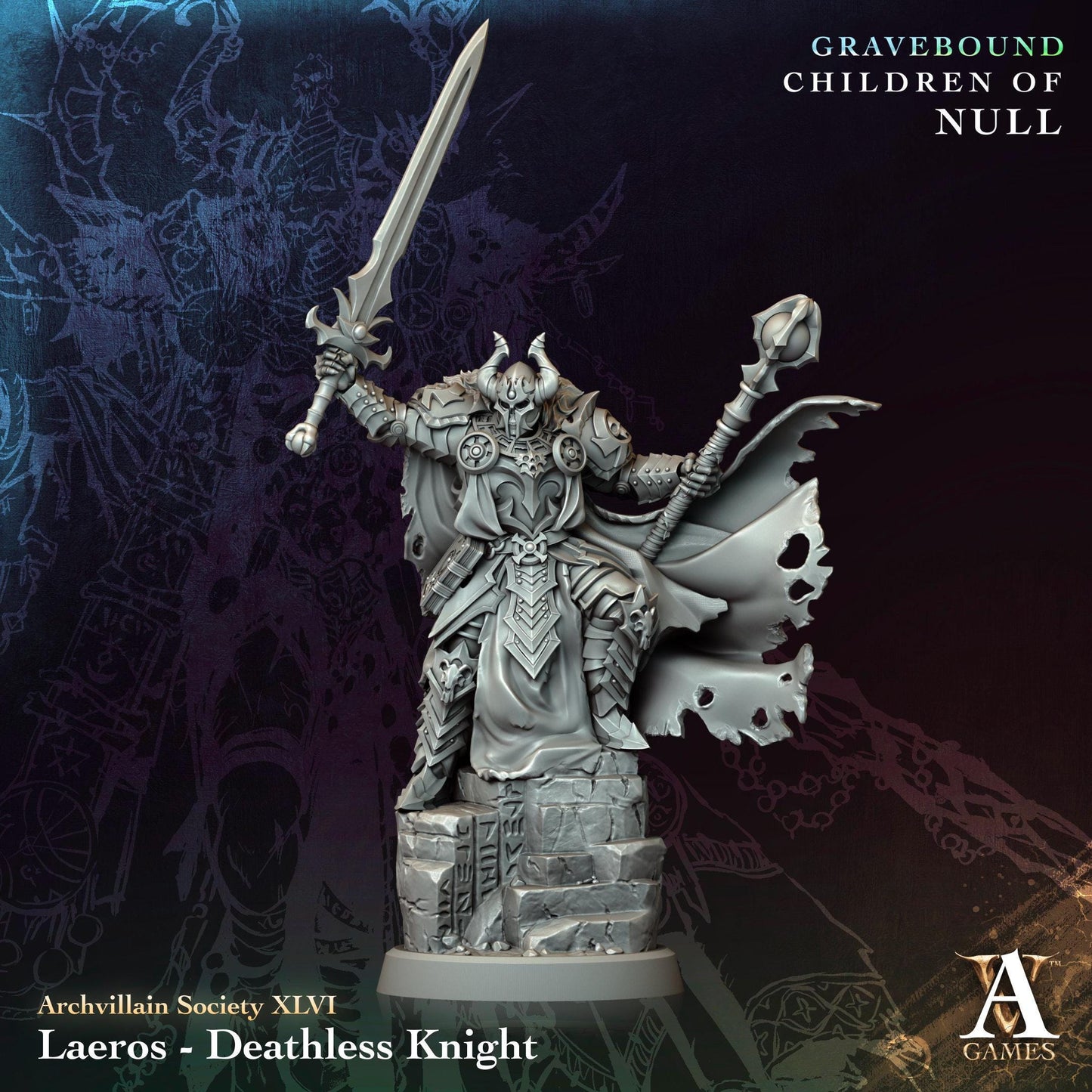 a statue of a knight with a sword