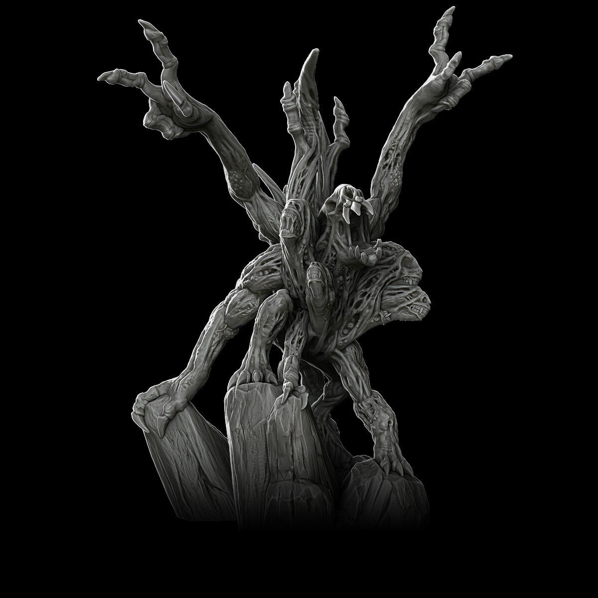 an image of a tree that is in the dark