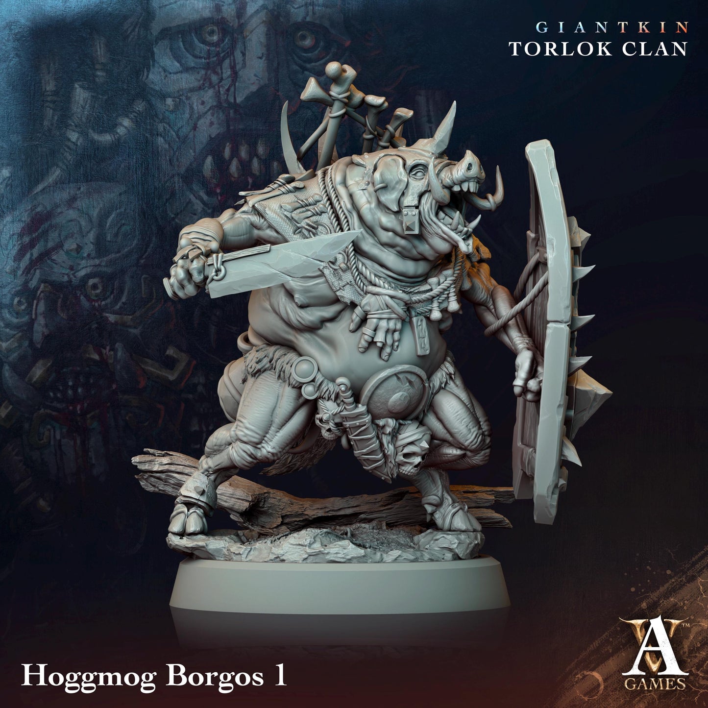 a figurine of a knight with a sword and shield