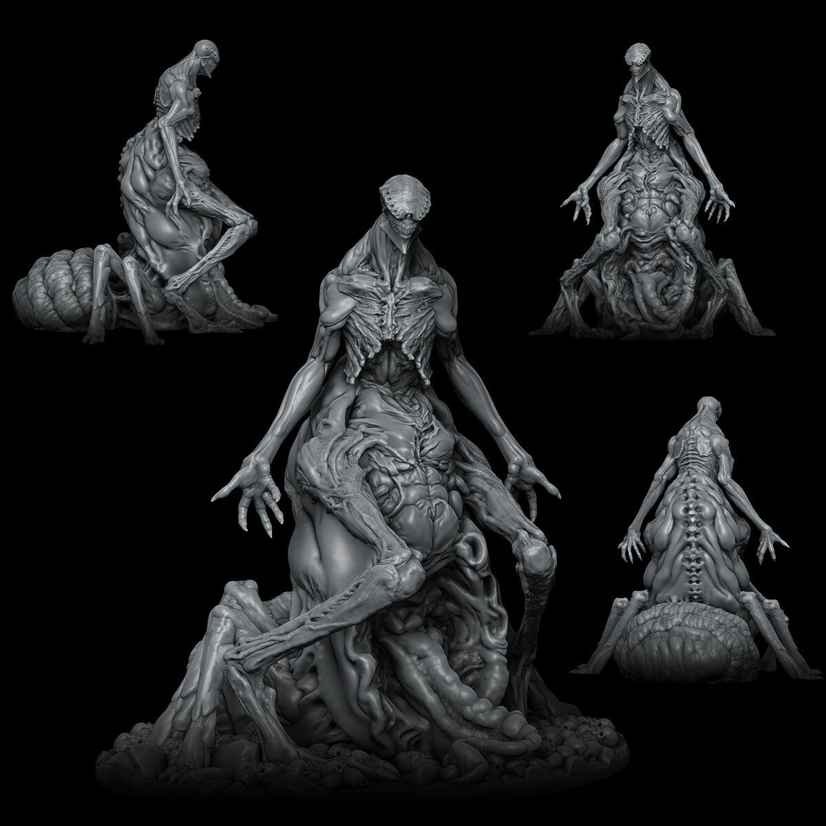 a statue of a woman sitting on top of a rock