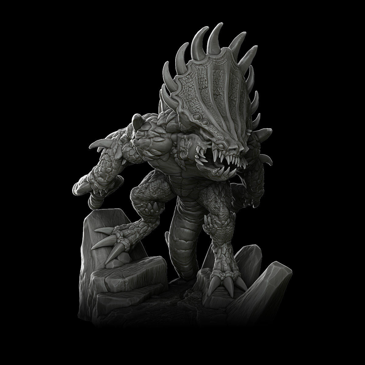 a black and white photo of a demonic creature