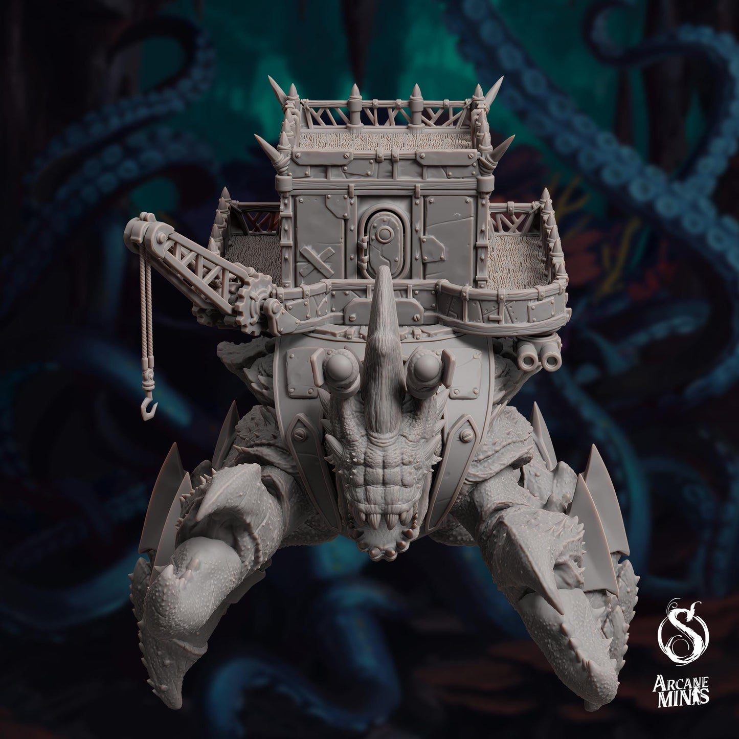 Pinnex Frigate | Massive Creature with Playable Interior and Exterior | DnD | Terrain | TTRPG | Fantasy | RPG | Tabletop | Spelljammer