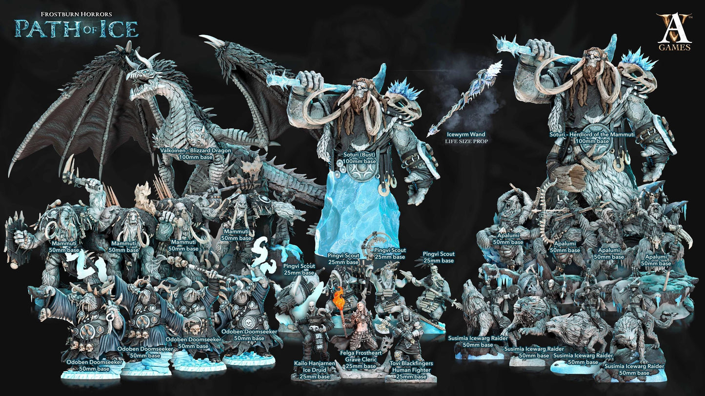 a bunch of different types of warhammers