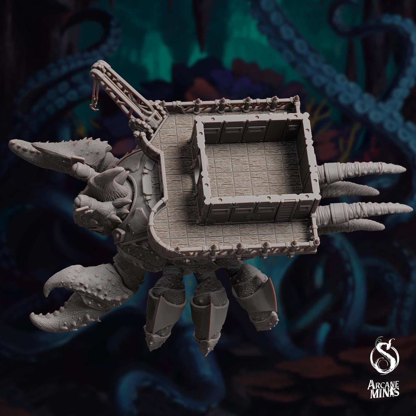 Pinnex Frigate | Massive Creature with Playable Interior and Exterior | DnD | Terrain | TTRPG | Fantasy | RPG | Tabletop | Spelljammer