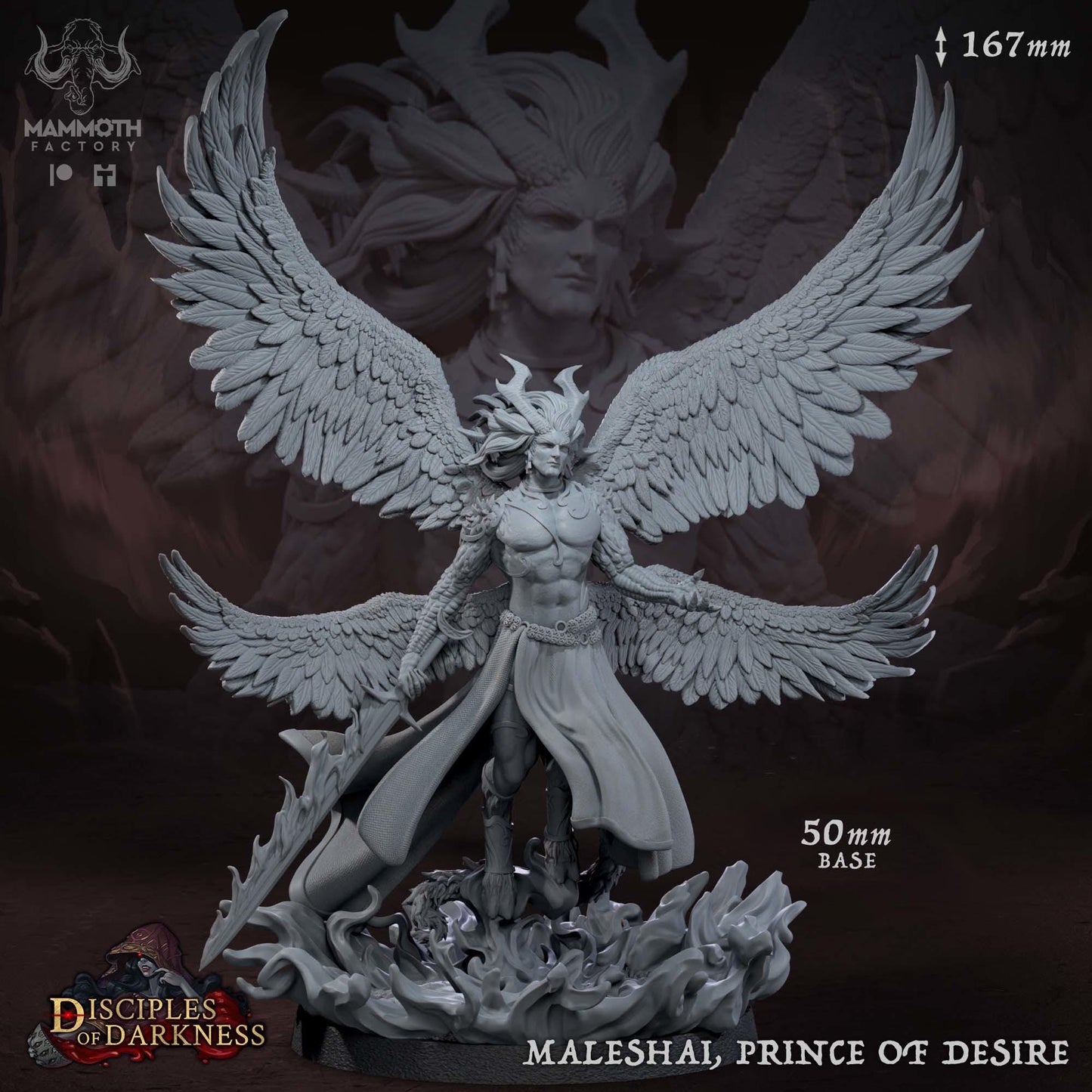 a statue of an angel with white wings