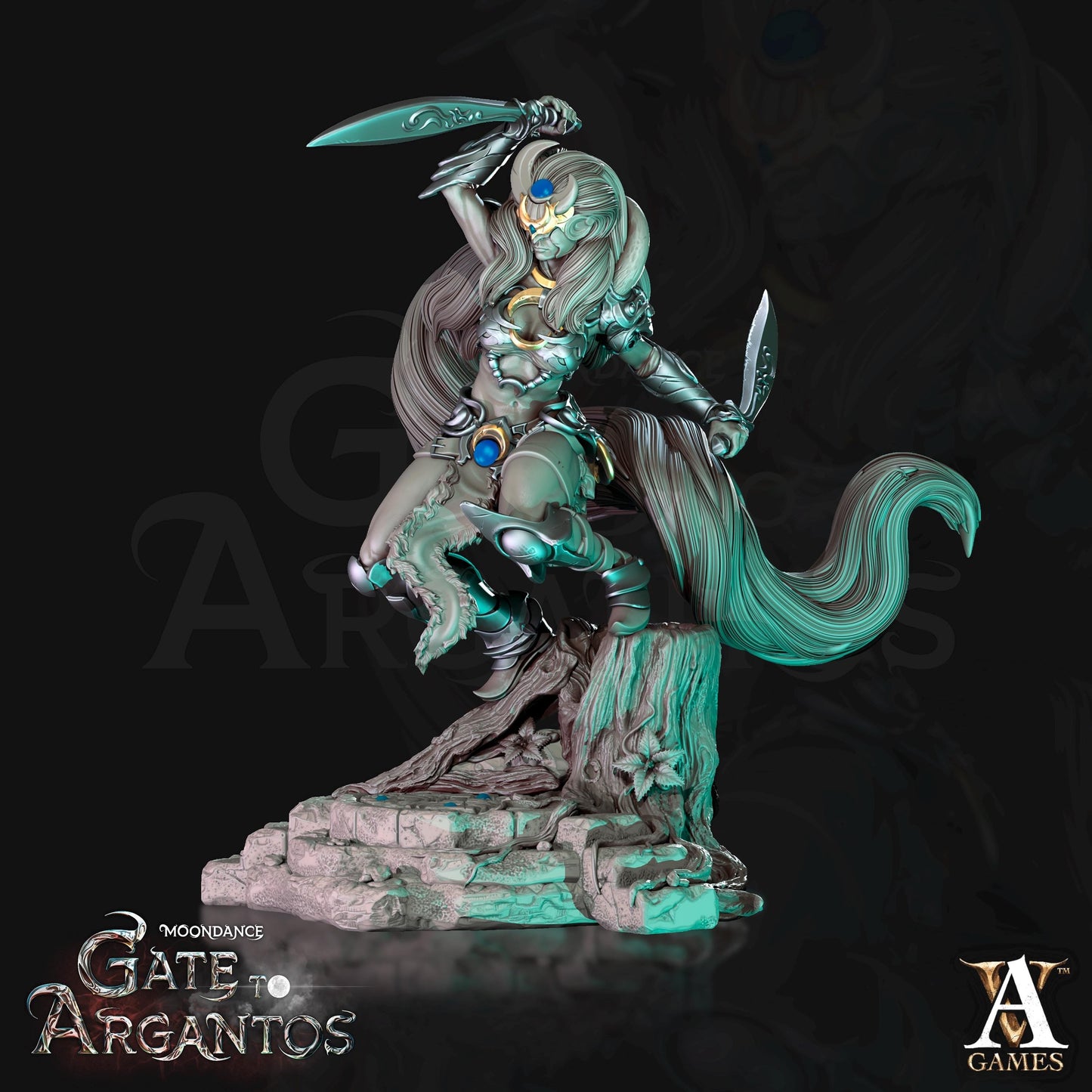 a statue of a man on a horse with a sword