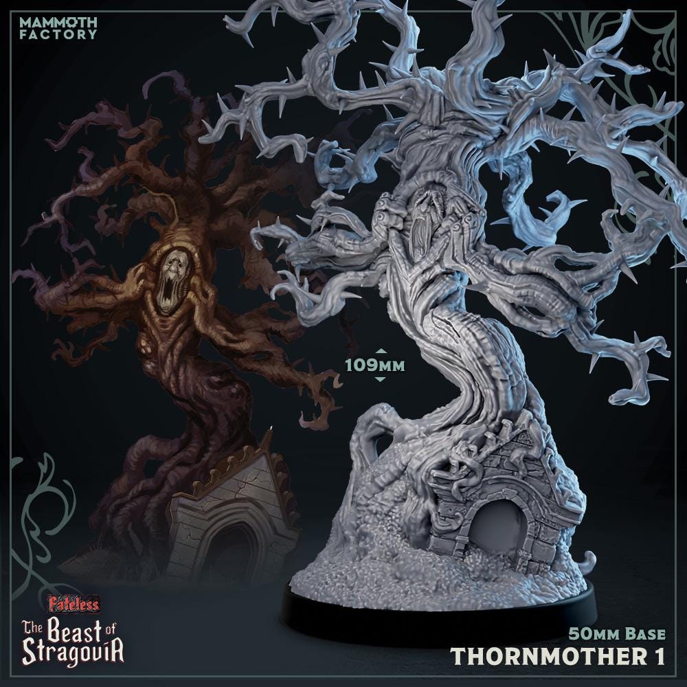 a sculpture of a tree with a human face