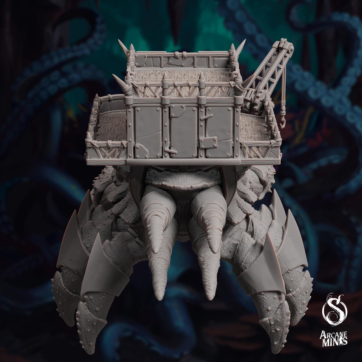 Pinnex Frigate | Massive Creature with Playable Interior and Exterior | DnD | Terrain | TTRPG | Fantasy | RPG | Tabletop | Spelljammer