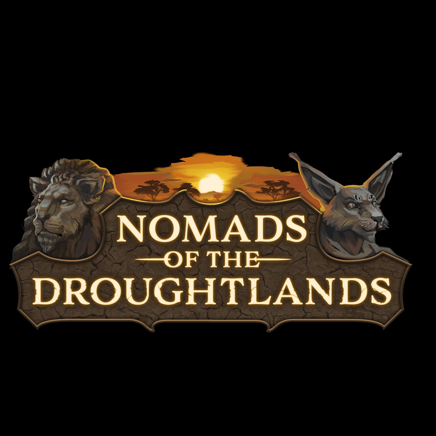 a sign that says nomads of the droughlands