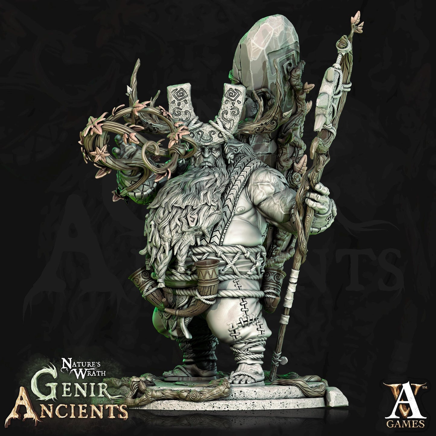 a statue of a man with a sword