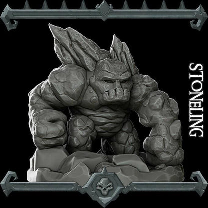 Stoneling | Nature Miniature | Rocket Pig Games | Resin | Fantasy | DnD | RPG | TTRPG | Tabletop