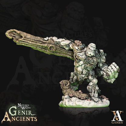a statue of a creature with a large arm