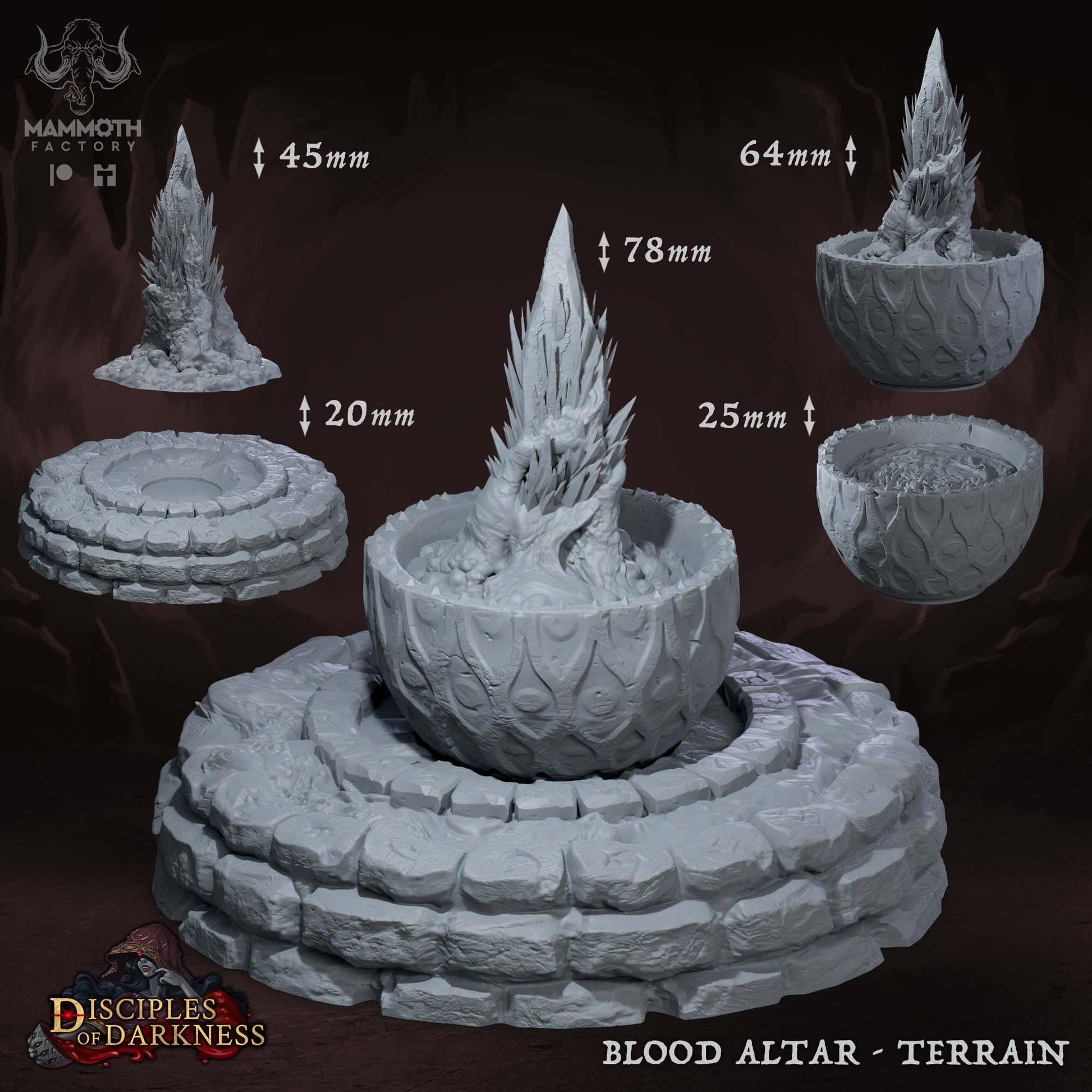 a model of a bowl with a dragon head on top of it