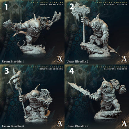 a set of four pictures of a statue of a demon