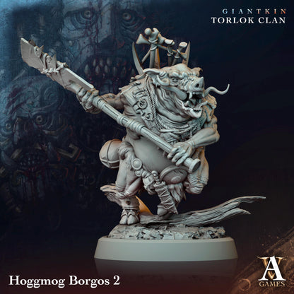a figurine of a troll holding a sword