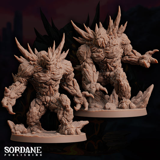 a couple of figurines that are on a table