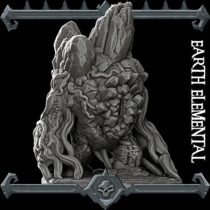 Earth Elemental | Nature Miniature | Rocket Pig Games | Resin | Fantasy | DnD | RPG | TTRPG | Tabletop