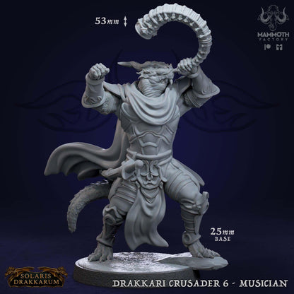 a white statue of a demon with horns