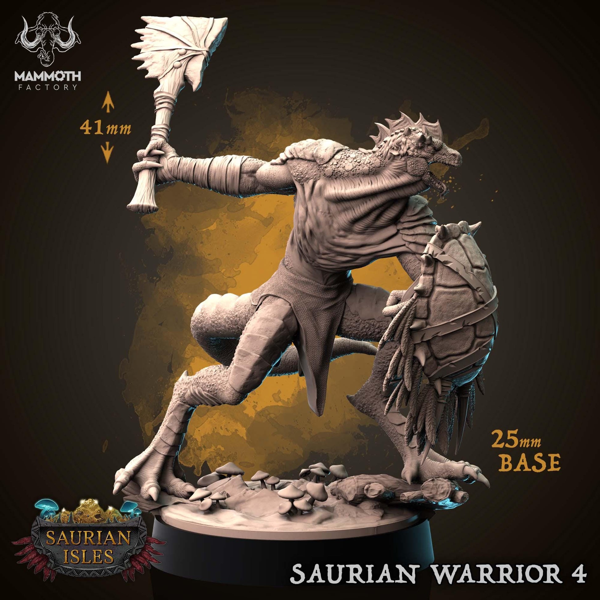 a statue of a warrior holding a sword