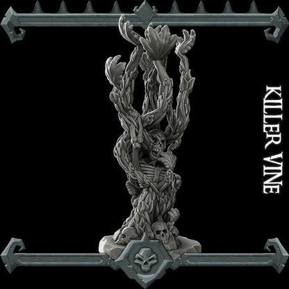 Killer Vine | Plant Miniature | Rocket Pig Games | Resin | Fantasy | DnD | RPG | TTRPG | Tabletop