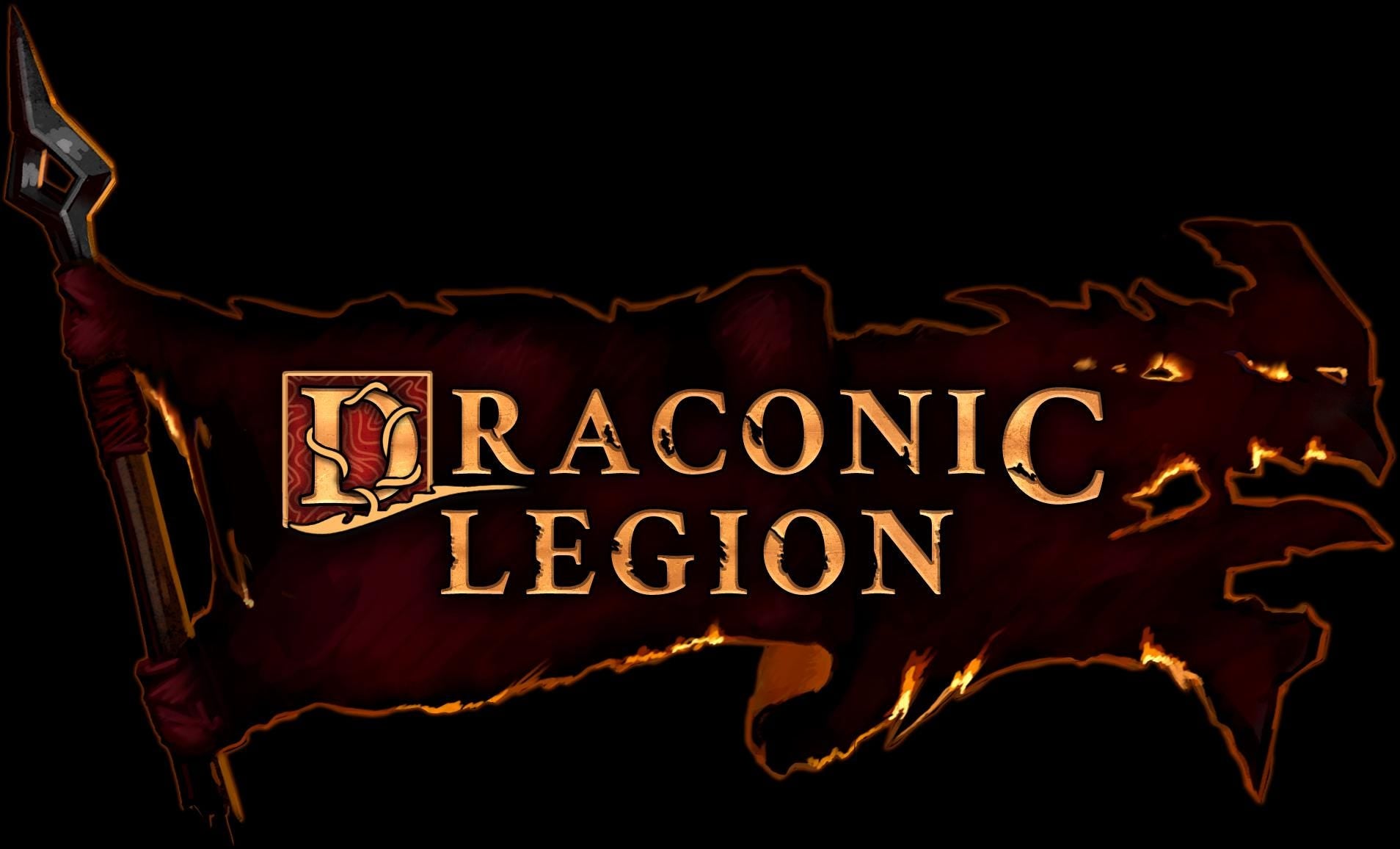 a logo for a game called raconic legion