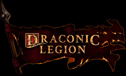 a logo for a game called raconic legion