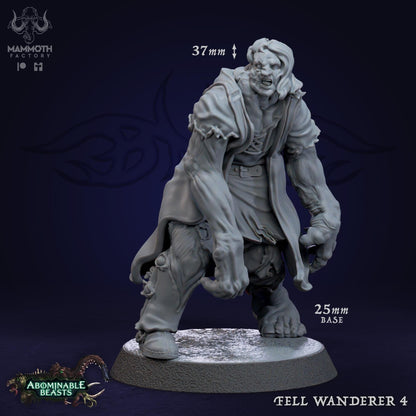 a statue of a man with a long coat and a beard