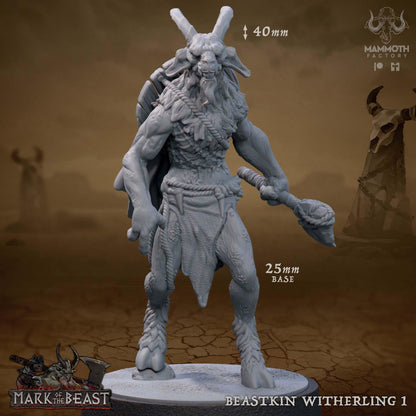 a statue of a man with horns and a beard