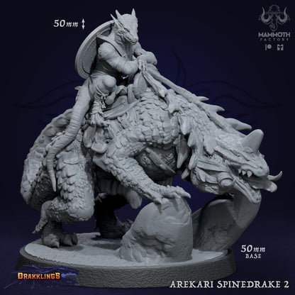 a statue of a demon riding a dragon
