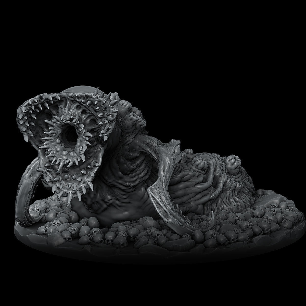 a black and white photo of a statue of an owl