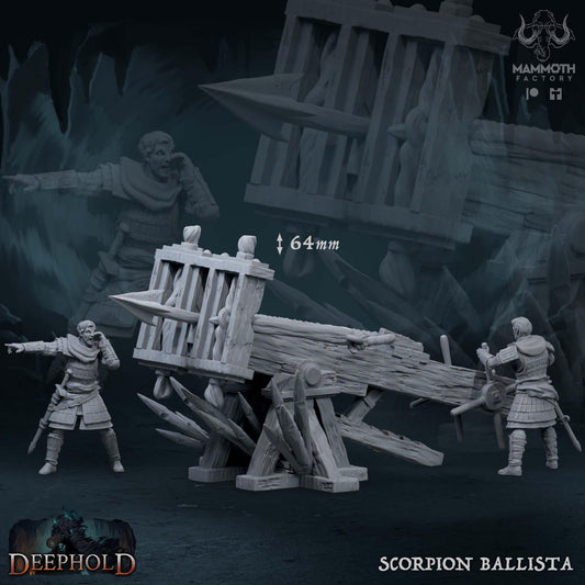 a group of figurines that are standing in front of a wooden structure